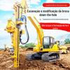 Sonda de Perfuração de Poço Modificada Escavadeira Convertida em Sonda de Perfuração de Poço Máquina de Perfuração de Âncora de Suporte de Talude