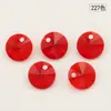 Cuentas de cristal de Austria en forma de OVNI, colgante pequeño para pulsera DIY, accesorios para collar 6200(6428) multicolor 6mm