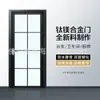 Puerta de Baño Inodoro Puerta de Baño Puerta de Baño Aleación de Aluminio Cocina Baño Inodoro Puerta Batiente Puerta de Cristal