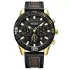 MEGIR reloj hombre impermeable reloj hombre cronógrafo calendario esfera grande reloj hombre reloj de cuarzo 2066