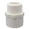Accesorios para tuberías de agua de PVC con diente exterior directo pasante con rosca exterior, junta reductora de alambre exterior 4 cuatro puntos 25 32 50 63 75