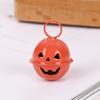 Novo sino de ferro de abóbora engraçado pingente de coleira de animal de estimação criativo feito à mão DIY Halloween material de decoração para casa