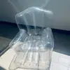 Sofá Transparente para Bonecas, Filme Protetor Transparente de PVC, Sofá Inflável, Armazenamento de Bonecas, Sofá Famoso na Internet para Preenchimento de Bonecas