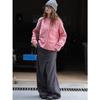 Cardigan de Lã Tricotado Lou Fu Outono e Inverno Novo Estilo Coreano Preguiçoso Gola Redonda Delicado Macio Ceroso Grosso Quente Top para Mulheres