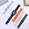 Adecuado para la Correa del Reloj Huawei Fit5 Pro, Mismo Estilo Oficial que la Original, con una Correa de Silicona de Patrón Acanalado Recto para Huawei Fit4 Pro
