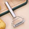 Cuchillo Pelador Acero Inoxidable Hogar Multifuncional Pelador de Frutas y Verduras Pelador de Patatas Herramienta Ralladora