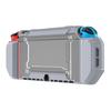 Adequado para Case Protetora Nintendo Switch Oled TPU+PC Casca Protetora Switch Integrada Específica para Oled Anti-Queda