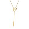 Collar de lujo exquisito de acero de titanio de moda para mujer, personalidad Joker, cadena simple para clavícula, temperamento de moda que no se desvanece, venta al por mayor de fabricantes