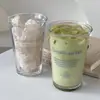 Copo de Café de Vidro Estilo Ins Coreano Universal Copo para Latte Americano Copo para Cold Brew Copo da Moda Venda por Atacado