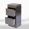 Gabinete para Cortar el Cabello de Salón de Belleza, Gabinete de Almacenamiento de Herramientas para Salón de Belleza, Soporte para Secador de Cabello, Carrito Gabinete de Herramientas para Barbería