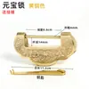 Fechadura de Latão Puro, Fechadura Pequena de Cobre Antiga, Mini Fechadura de Porta de Armário, Fechadura Pequena, Fechadura de Cobre Antigo Imitado Estilo Chinês, Fechadura Horizontal Retrô