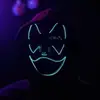Venta al por mayor del fabricante Máscara Luminosa El Horror Halloween Boca Grande Performance Actuación Danza Accesorios de Miedo Divertidos