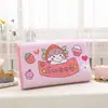Funda de almohada de látex para niños al por mayor, seda helada de verano, dibujos animados, goma, almohada viscoelástica, funda para almohada de bebé de jardín de infantes