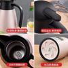 Olla de aislamiento de acero inoxidable 304 al por mayor, hervidor de doble vacío para caliente y frío, cafetera europea, regalo comercial, olla de bienvenida