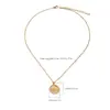 Popular Collar de Acero Inoxidable Chapado en Oro para Comercio Exterior, Sombrero de Vaquero Retro Americano, Corazón, Moda, Lujo Ligero, Gargantilla con Colgante para Mujer