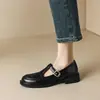 Nuevos Zapatos de Mujer para Cuatro Estaciones Zapatos Casuales de Tacón Bajo Suela de Goma Suave Slip-on Zapatos de Mujer de Tacón Grueso de Una Sola Capa Zapatos de Color Sólido de Caña Baja