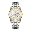 Reloj de Cuarzo para Hombre de Marca Suiza Dropshipping, Auténtico Luminoso Impermeable con Calendario Correa de Acero Reloj para Hombre, Tendencia Dropshipping