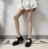 Meias Jacquard de Bolinhas, Meias de Seda Core-Spun, Estilo Puro e Sedutor, Duráveis, Resistentes a Puxões, Versáteis Meias Base com Padrão de Coração