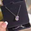 Collar con Colgante de Piedra de Cristal Natural Estilo Tweed Plata de Ley S925 Cadena para Clavícula de Concha Perforada Cepillada para Mujer