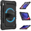 Capa Protetora para Tablet Samsung Tab S10 Lite com Alça de Mão S9Fe Silicone+PC Suporte Anti-Queda Capa para Tablet