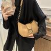 Bolso de Hombro para Mujer 2024 Primavera y Verano Nuevo Moda para Ir al Trabajo Simple Elegante Hermoso Suave Elegante Bolso Sobaco Moderno