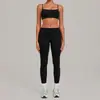 Conjunto de Yoga de Cintura Plegable de Otoño Set Deportivo de Fitness Running Ajustado con Pliegues Invisibles Levanta Glúteos 1192+3301