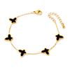 Pulsera de mariposa con concha estilo coreano moda de celebridad de internet acero de titanio no se decolora diseño de nicho Pulsera accesorios regalo para niña