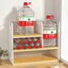 Prateleira de armazenamento para mesa de escritório estante de mesa prateleira de mesa pequena multicamadas porta-copos simples prateleira de armazenamento de livros para dormitório