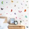 Nuevo FX-D151 mariposa colorida entrada de dormitorio comercial Embellecimiento de pared decorativo Adhesivos de pared autoadhesivos