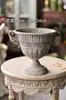 Troféu Retrô Europeu Francês Coluna Romana Dourada Flor de Treinamento Floral Arranjo de Flores Mesa de Banquete Flor de Mesa de Restaurante Vaso de Mesa