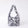 Otoño e Invierno Nuevo Bolso de Piel con Estampado de Leopardo para Mujer Estilo Coreano de Moda Bolso Hombro tipo Bollo Bolso Cruzado con Estampado de Cebra Bolso de Peluche