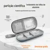 Bolsa de Medicamentos Portátil Material EVA Resistente à Pressão Resistente a Choques Adequada para Viagem Viagem de Negócios Bolsa de Armazenamento de Insulina