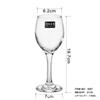 Copa de vino tinto alta de estilo europeo, transparente, para uso doméstico, copa de champán, copa de cóctel, copa de vino multiusos