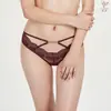 Bragas de Encaje Hueco Triángulo Cruzado para Mujer, Cintura Baja Estilo Puro Deseo Sexy Ropa Interior, Estilo de Malla Transpirable Venta al por Mayor 6028