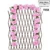 Sombra para Tubo de Ar Condicionado de Rattan Sintético Decoração de Cadeira de Rattan Conjunto de Casamento com Flores Artificiais Decoração de Cabeça de Porta e Parede Flor Sintética
