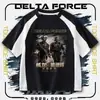 Nuevo Set Infantil de Primavera Delta Action Weilong Ha Jifeng Conjunto de Dos Piezas de Verano con Pantalones Cortos de Manga Corta para Niños Conjunto de Moda