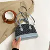 Bolso Carcasa Informal con Costuras de Estampado de Leopardo para Mujer 2025 Verano Nuevo Estilo de Mano Alta Calidad Bolso Pequeño Cuadrado de Hombro Cruzado