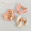 Ropa interior para niños N100, una generación de calzoncillos para bebés con dibujos florales de algodón, transpirables y lindos para niñas.