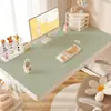 Tapete de mesa escolar ecológico sem lavagem, protetor de olhos, à prova d'água e lavável, tapete de mesa de escritório de cor sólida para estudo infantil