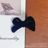 Pasador de Pelo Rojo Terciopelo con Lazo para Otoño e Invierno, Accesorio para el Cabello para Mujer, Pinza para Flequillo Lateral, Adorno para el Cabello para Año Nuevo y Año Nuevo Chino