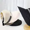Novo Chapéu de Proteção Solar Ruiya para Mulheres, Boné com Aba Larga Primavera e Verão, Chapéu de Sol para Rabo de Cavalo, Chapéu de Sol Anti-UV