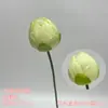 Materiais florais em tons de branco para salões de casamento, móveis para vitrines, adereços de flores de seda para decoração suave, arranjos de flores, marcadores de corredor, buquês artificiais atacado