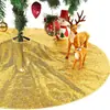 Coleção de Saias para Árvore de Natal, Estilo Longo com Lantejoulas Bordadas, Saia para Árvore de Natal Floco de Neve de Pele Falsa de Coelho Branca Pura e Multicolor