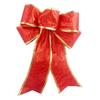 Laço de Natal Grande 25cm Pendente Decoração Árvore de Natal Adereços Decoração Festa de Fim de Ano Mini Laço