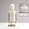 Maniquí infantil de medio cuerpo con hombros caídos estilo coreano para niños y niñas, soporte de exhibición de ropa infantil