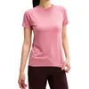 Camiseta de Lã Merino de Secagem Rápida, Antibacteriana e Amiga da Pele, Yoga ao Ar Livre, Fitness, Casual, Versátil, Gola Redonda, Estilo Esportivo, Manga Curta
