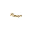 Aretes personalizados europeos y americanos elegantes letras inglesas ins aretes diseño nicho exquisitos aretes de alta gama joyería