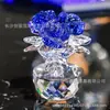 Artesanato de Cristal Enfeites Cristal Simulado Rosa Decorações para Casa Presente de Dia dos Namorados de Alta Qualidade Suprimento para Comércio Exterior