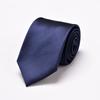Traje de Negocios Corbata de Nudo a Mano para Hombre Azul Negro Cinturón Largo 8cm Banco Hotel Ropa de Trabajo Profesional Pajarita