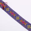 4cm Rombos de Seda Dorados y Plateados Jacquard de Trébol de Cuatro Hojas Cintas Accesorios Ropa Hogar Varias Decoraciones DIY